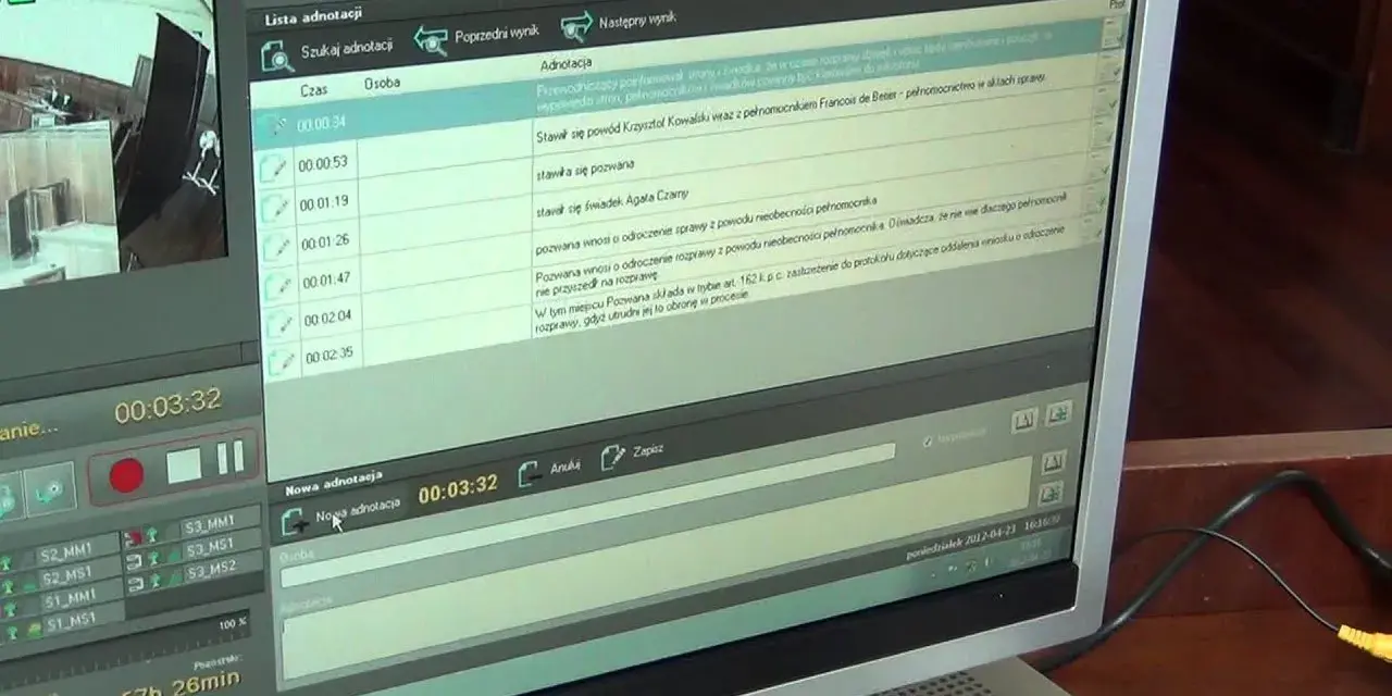 E-protokół sądowy: Jak uzyskać nagranie z rozprawy? Praktyczny poradnik