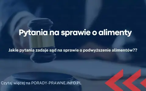 Pytania sądu o alimenty: Co musisz wiedzieć przed rozprawą?