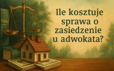 Ile kosztuje zasiedzenie u adwokata? Uniknij ukrytych opłat!