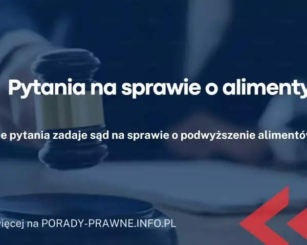 Pytania sądu o alimenty: Co musisz wiedzieć przed rozprawą?
