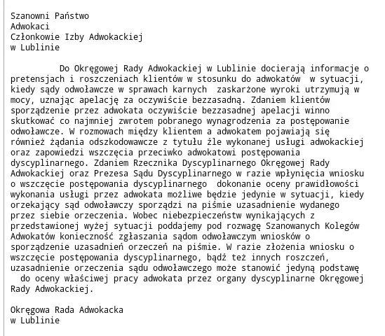 Apelacja prokuratora: obowiązek czy uznanie? Rozwiewam wątpliwości.